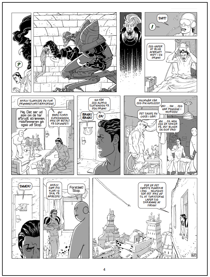 tegneserie med Chili Gomobo side fra Rugemødrene på Raktus af Rene Birkholm azobebooks.com